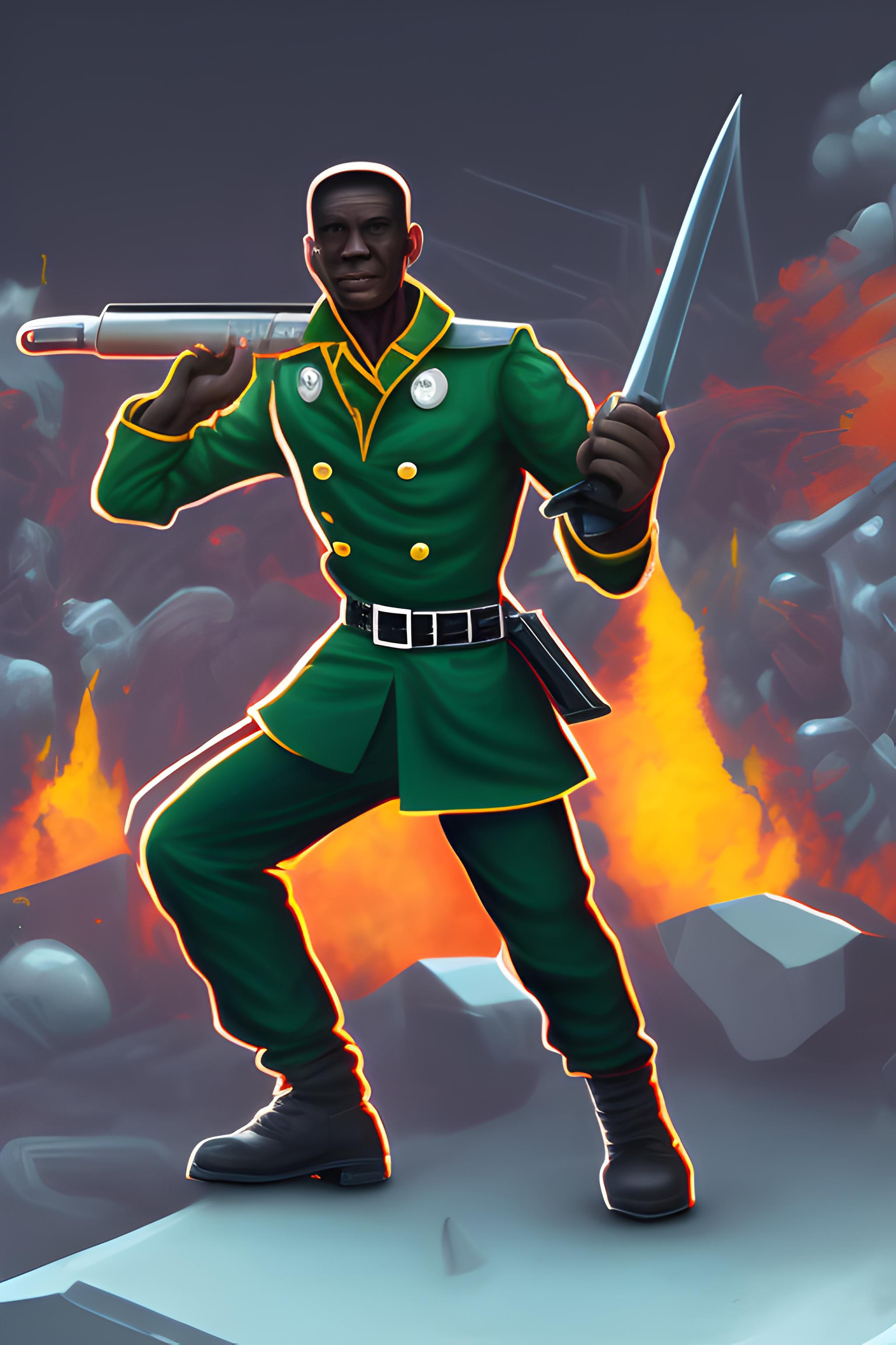 Commando Joe, a lad forged in the fiery spirit of Jamaica, knew no stranger to a brawl. From the schoolyard to the bustling town square, his energy was boundless, his temper quick. But one fateful day, a sharp lesson etched itself into his skin – a stabbing that halted his impulsive stride. The cold reality of his recklessness settled in; he needed to change, to find a calmer path before age caught up with him. This revelation ignited a new spark: his music career. He saw it as his true calling, a way to channel his passion and build a better future.

With dreams of musical stardom and a yearning to reconnect with old friends, Commando Joe set his sights on the United States, seeking commando training to hone his discipline. It was there, amidst the rigorous drills, that fate intervened. H